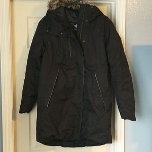 Women's North Face XL goose down jacket